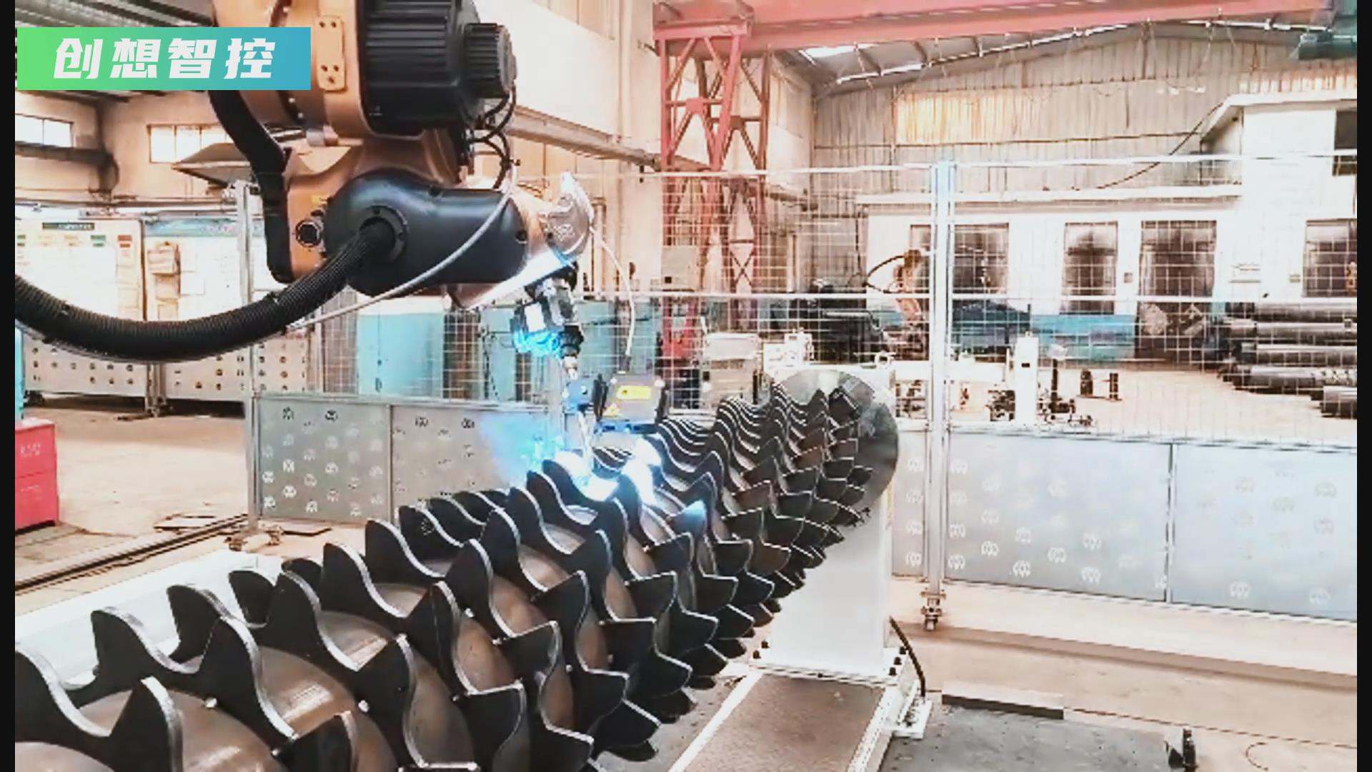 創(chuàng)想智控激光焊縫跟蹤器攜手廣數(shù)機器人，賦能農(nóng)機齒輪焊接智能化升級